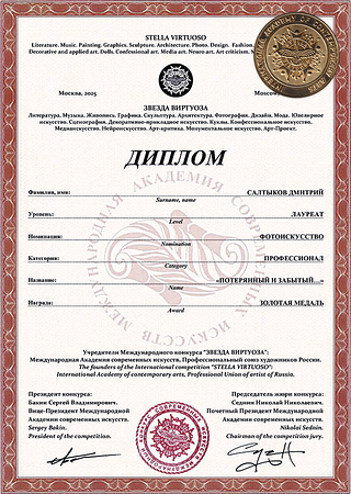 Gold Medal and Diplom